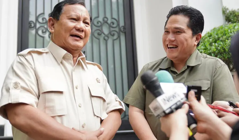 Erick Thohir Mengungkapkan Mendukung Prabowo