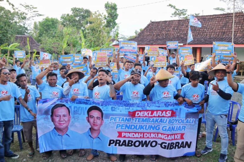 Para Petani di Jawa Tengah Memilih Dukungan untuk Prabowo-Gibran