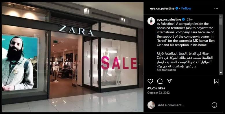 Boikot Otomatis! Brand Zara Dituduh Membuat Kampanye Sensasional tentang Penderitaan Warga Gaza