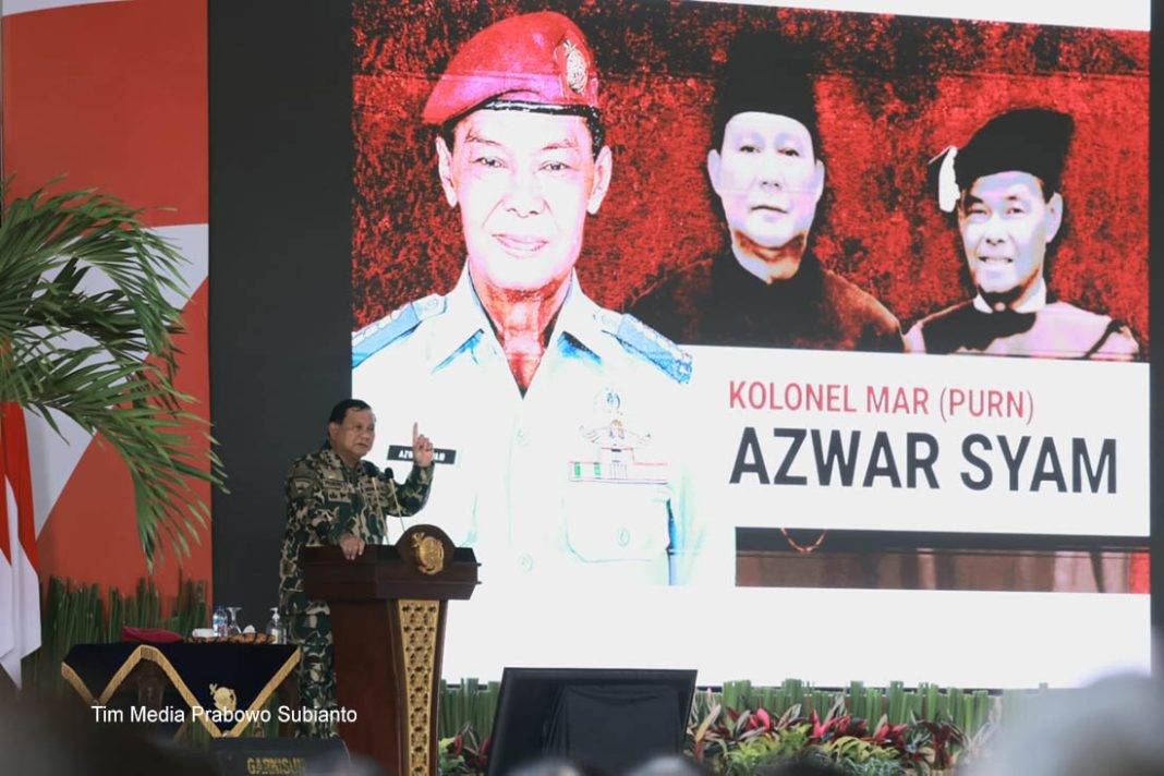 Pimpinan Mar TNI (Purn) Azwar Syam