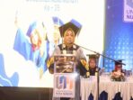 Rektor UNM Memaparkan Prestasi Mahasiswa yang Menjadi Kebanggaan Kampus pada Wisuda Ke-35