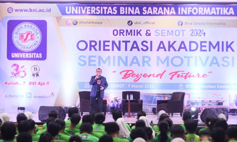 Universitas BSI Menggelar Seminar Motivasi, Mengajak Mahasiswa Untuk Aktif dalam Kegiatan Akademis