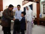 Momen Penuh Tawa Prabowo Subianto dan Gibran Rakabuming Raka dan Halal Bihalal Sekeluarga