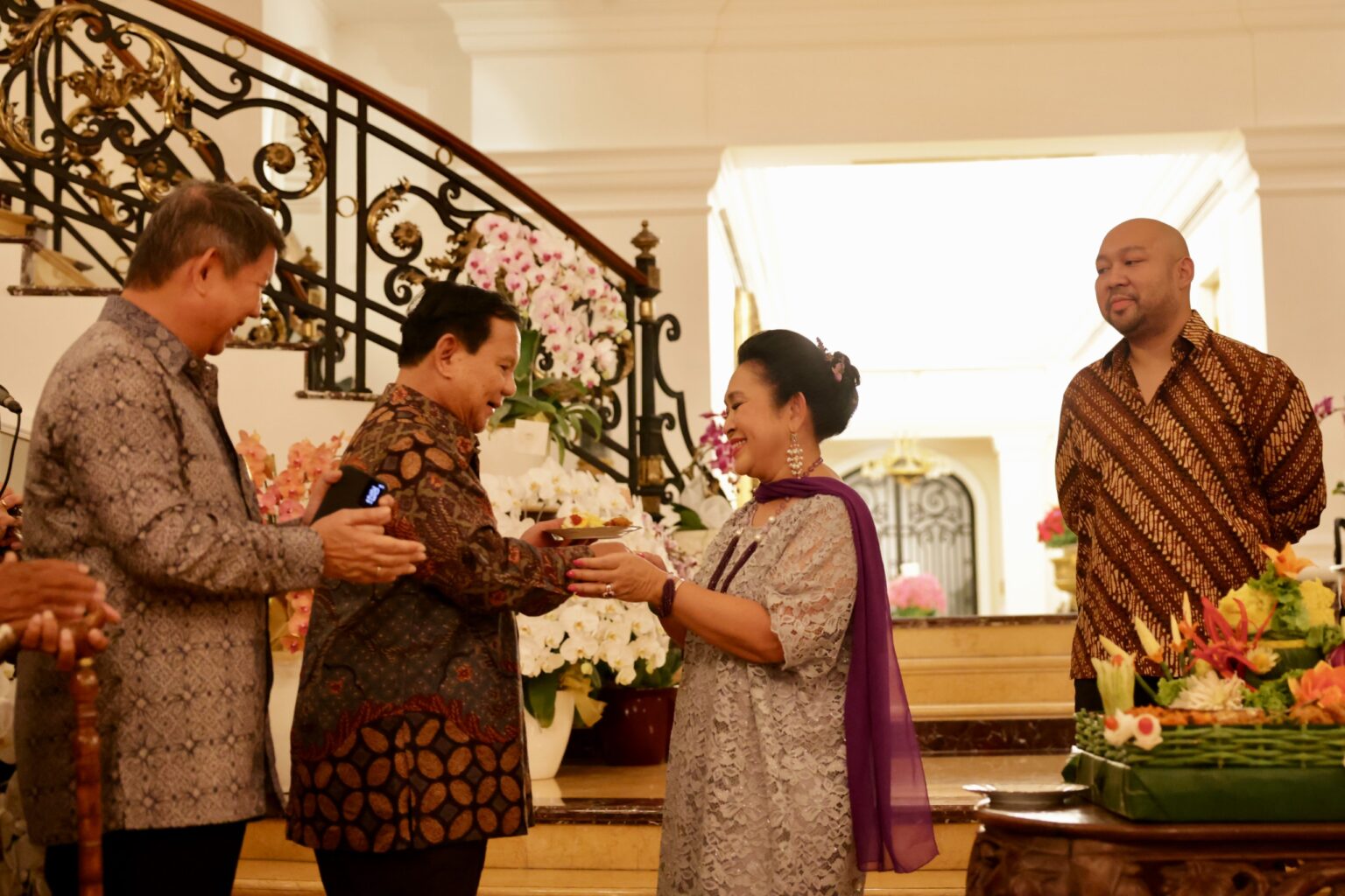 Prabowo Subianto Attends Titiek Soeharto’s 65th Birthday Celebration