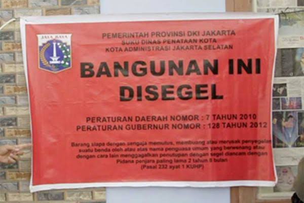 Sudin Cipta Karya Jakpus Akui Penyegelan Bangunan di Menteng Terkait Pelanggaran Izin