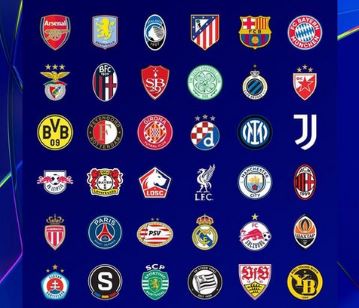 Ini Daftar Lengkap 36 Tim Peserta Liga Champions