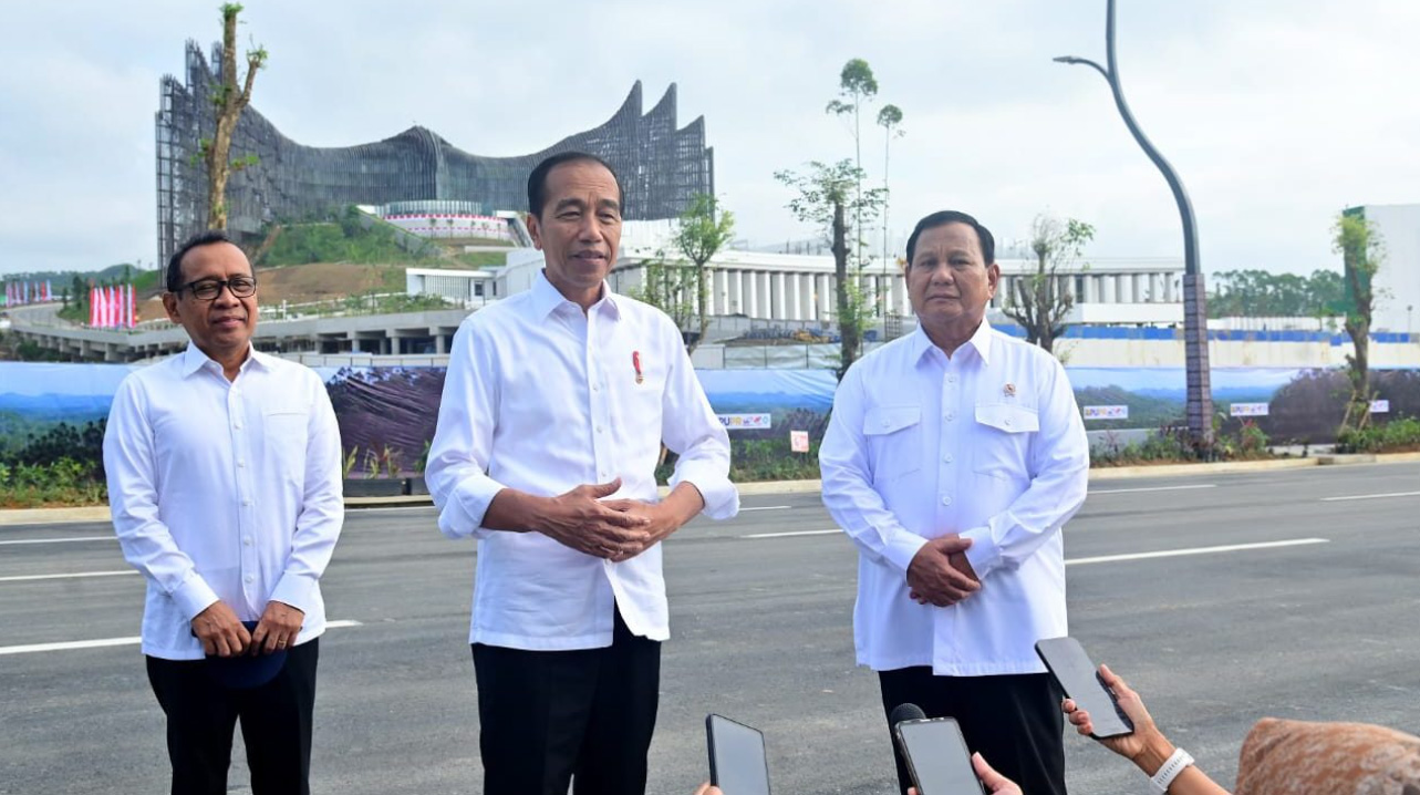 Senin Pagi, Presiden Jokowi dan Menhan Prabowo Subianto Tinjau Progres Pembangunan IKN