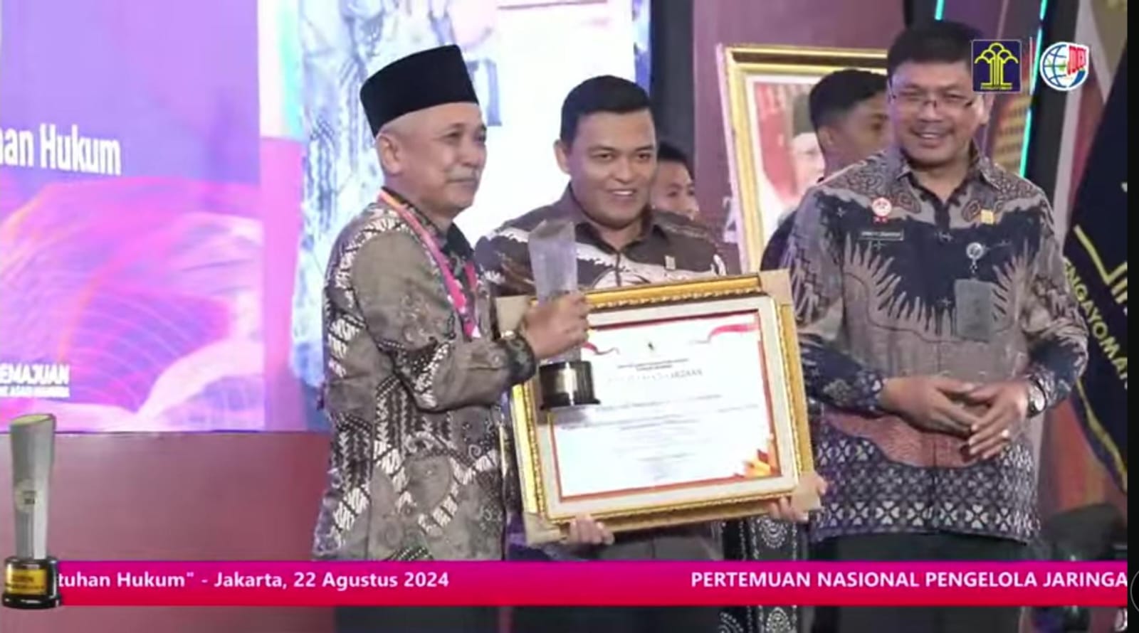 JDIH DPRD Pangandaran Juara 1 Terbaik Nasional 2024