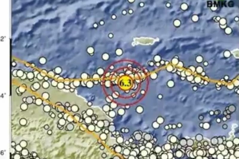 Kabupaten Keerom Papua Diguncang Gempa M6.3