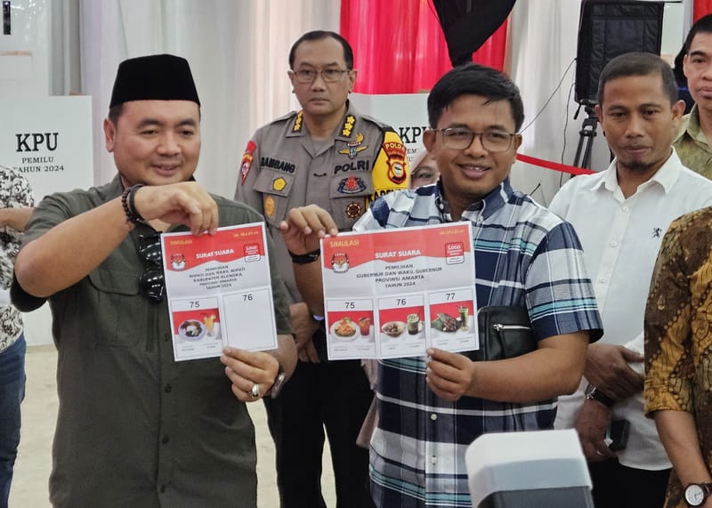 Begini Penampakan Kotak Kosong dalam Surat Suara Pilkada