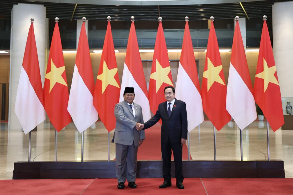 After Meeting Vietnam’s President, Prabowo Subianto Meets National Assembly Chair to Discuss Cooperation Potential