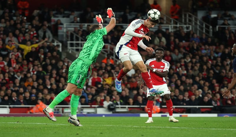 Arsenal vs PSG, Dua Gol di Babak Pertama Pastikan Kemenangan the Gunners